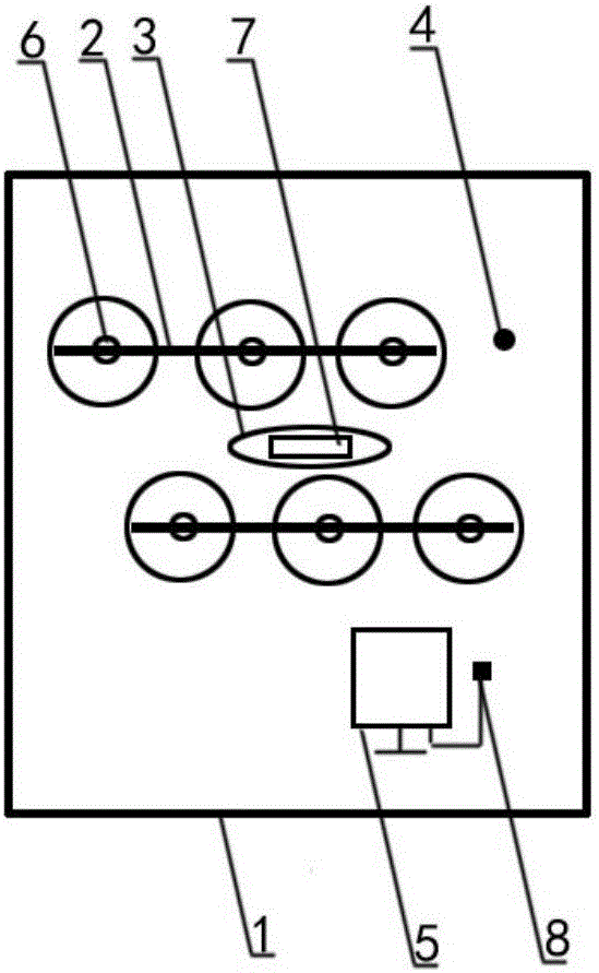 Fixed-point instruction control device for man-machine operation direction of straightening machine