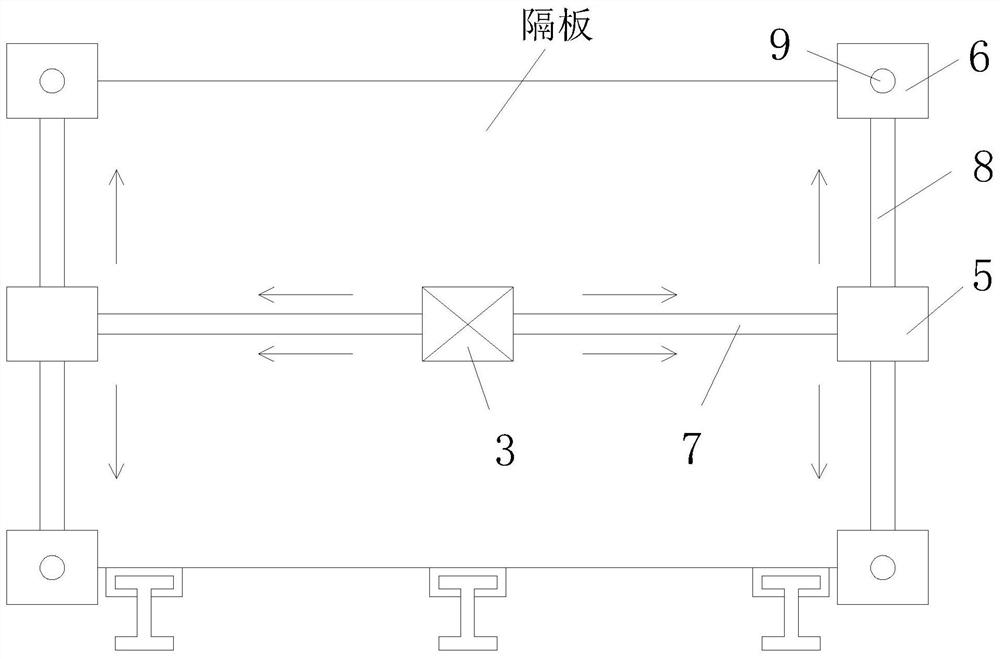 Mold opening and closing mechanism