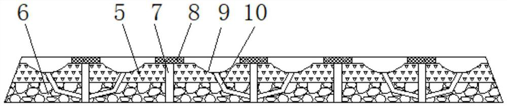 Sponge road with rainwater permeation function