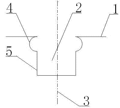 Side wall circulation combustion chamber for diesel engine