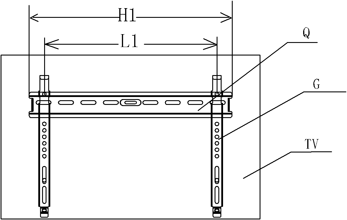 Single fulcrum panel television bracket