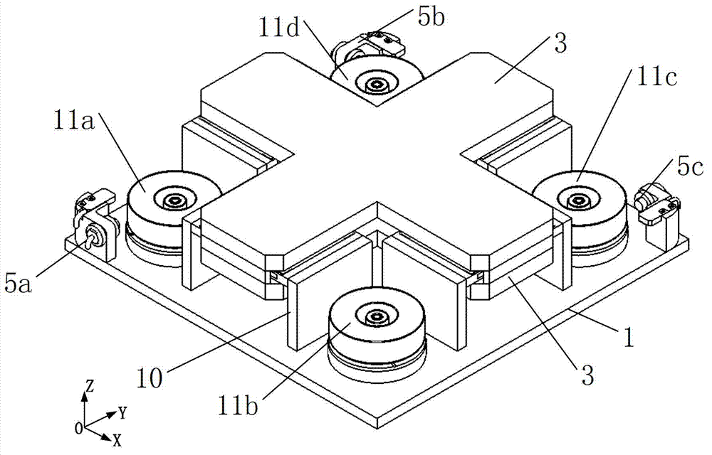 Six-degree-of-freedom micro-motion worktable