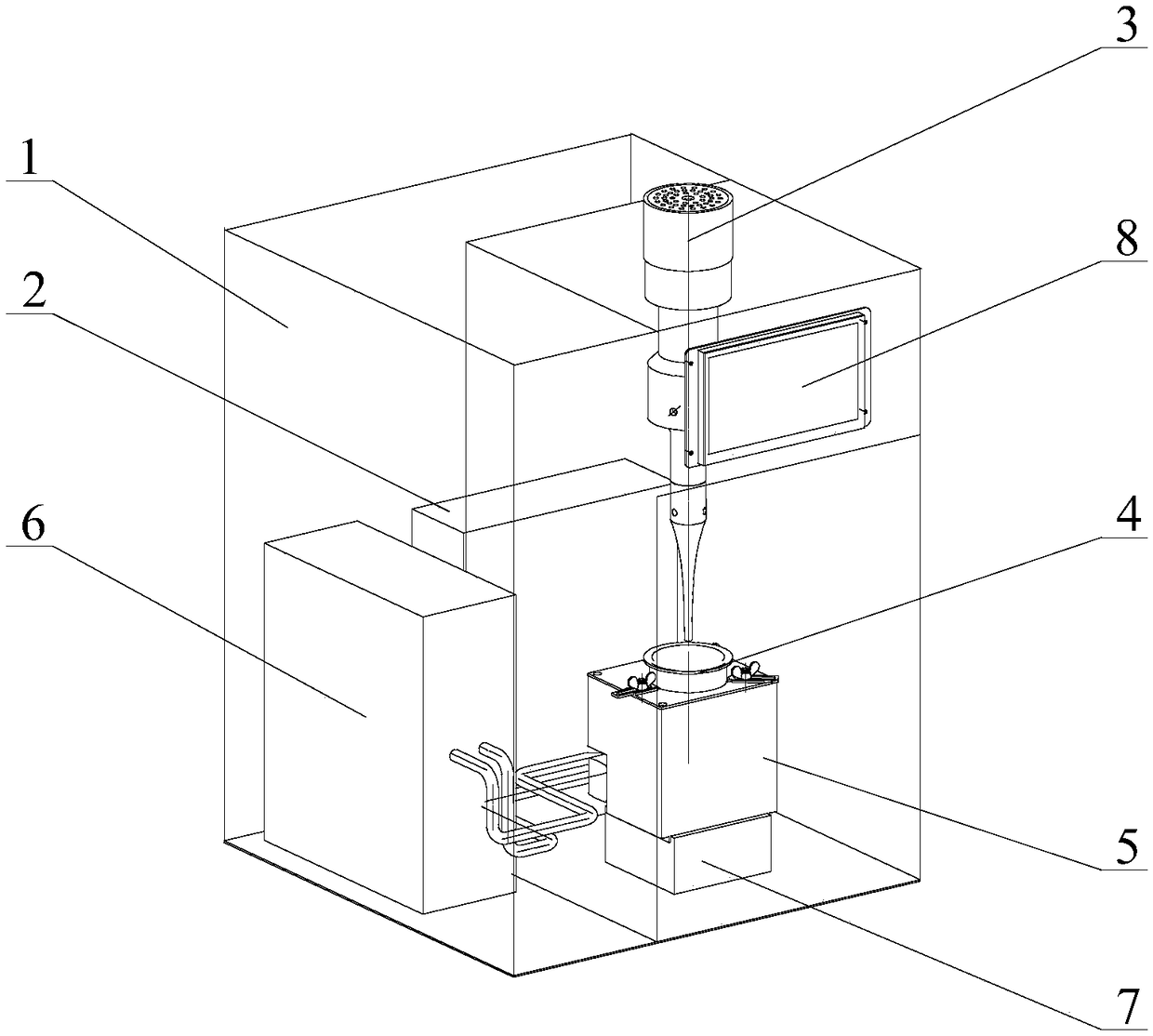 Miniaturized integrated ultrasonic cell disruptor