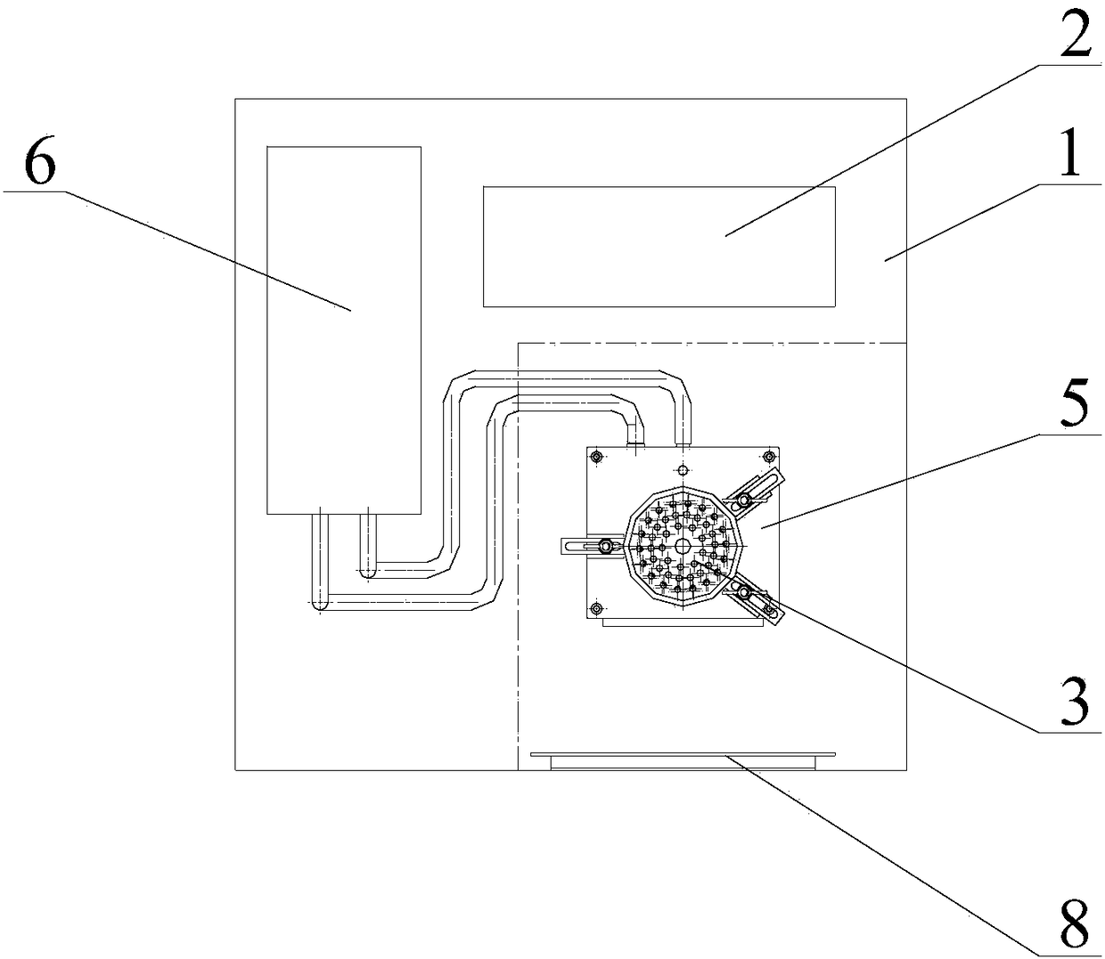 Miniaturized integrated ultrasonic cell disruptor