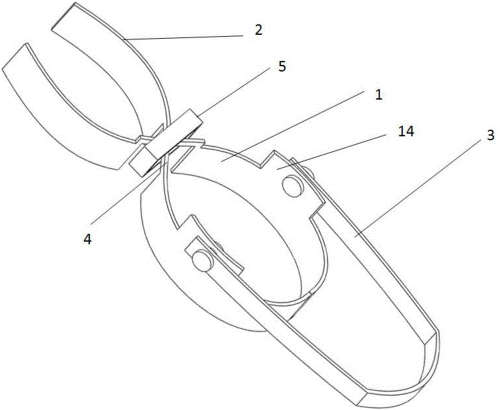 Adjustable fixed gingival separator for dental implanting surgery