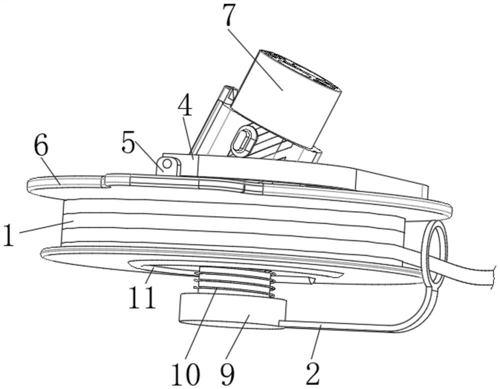 A retractable charging connector for new energy charging