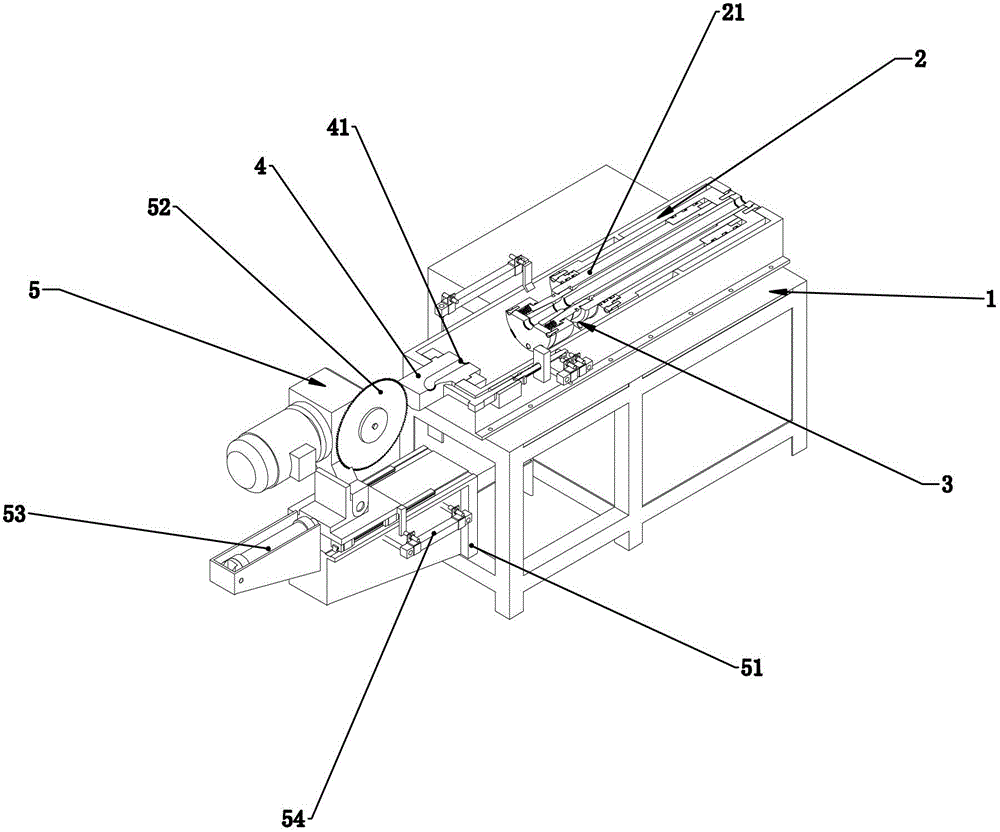 Continuous pushing molding machine for elbow