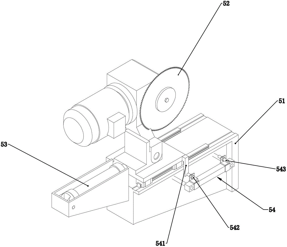 Continuous pushing molding machine for elbow