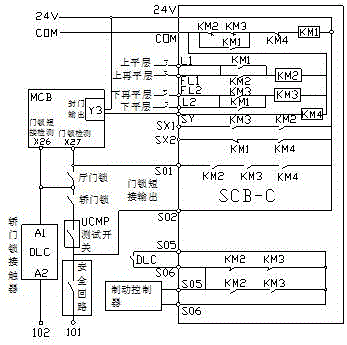 Detecting and protecting system for accidental movement of elevator car