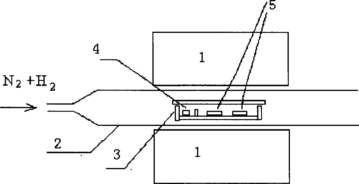 Open tube zinc diffusing method for producing indium-gallium-arsenic photoelectric detector