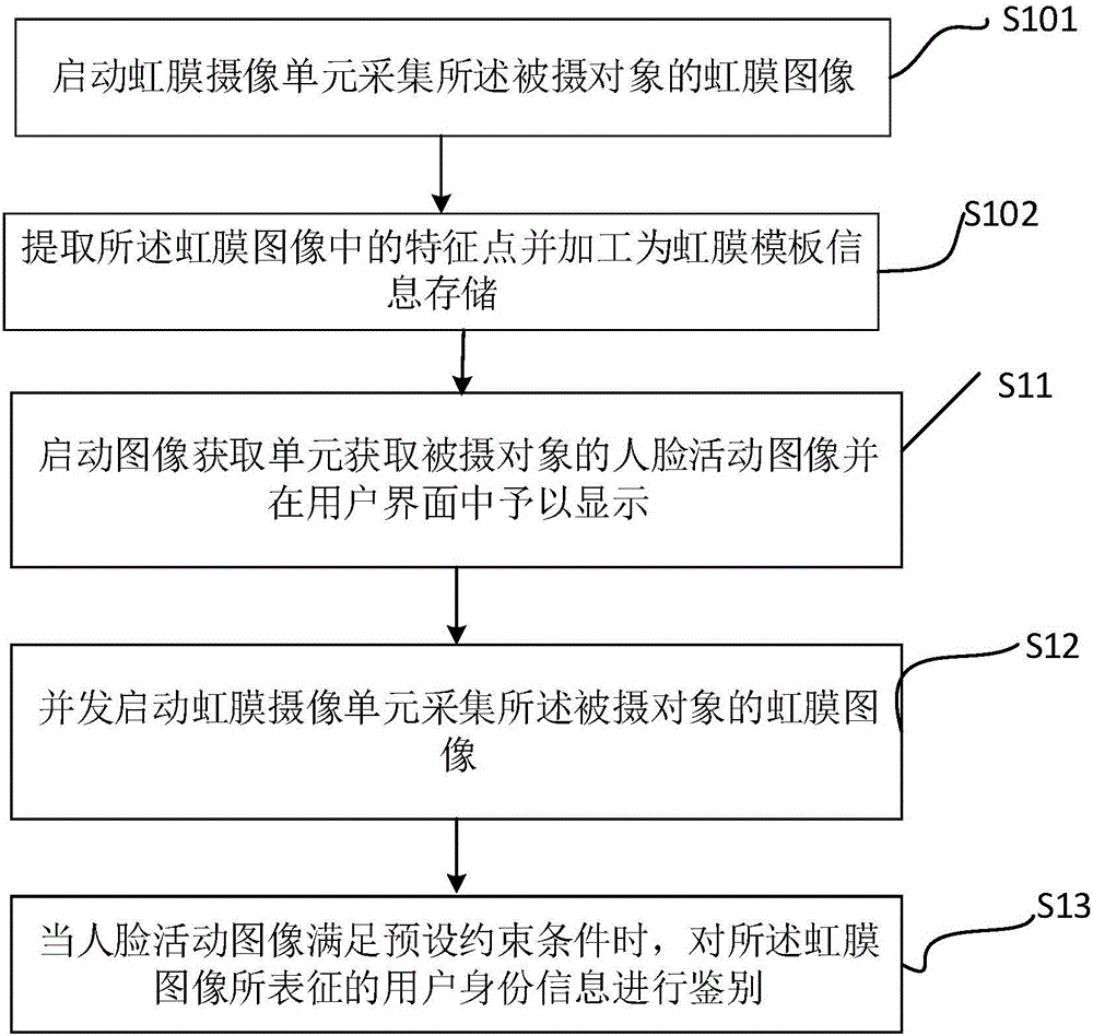 Iris recognition method and terminal