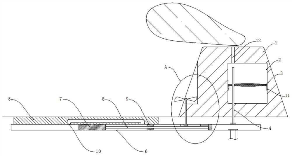 Road dustproof self-cleaning system