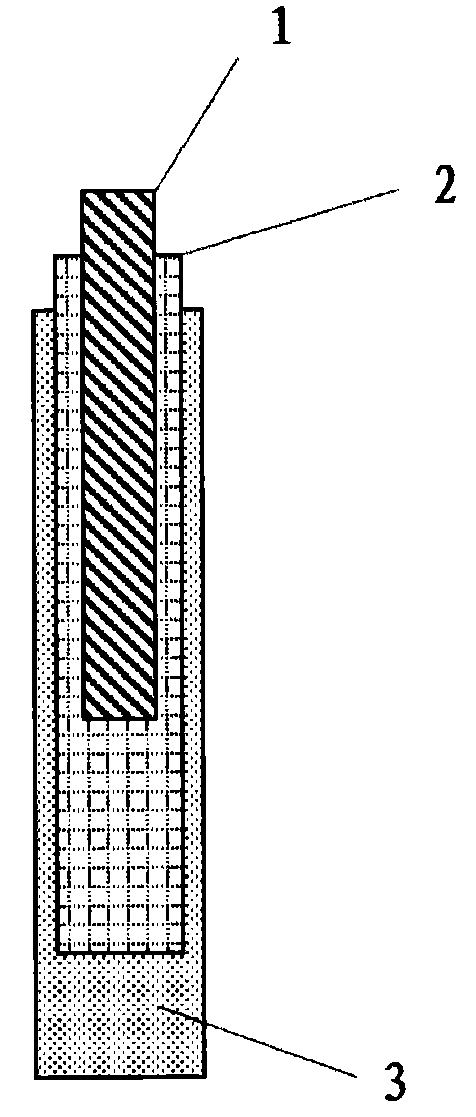 Antibacterial non-stick pan handle and preparation method thereof