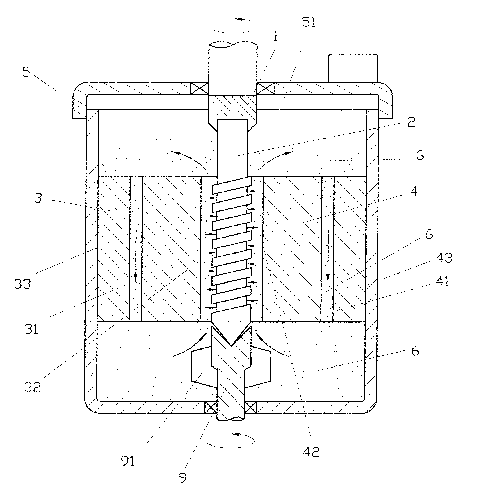 Apparatus and method for spiral polishing with electromagnetic abrasive