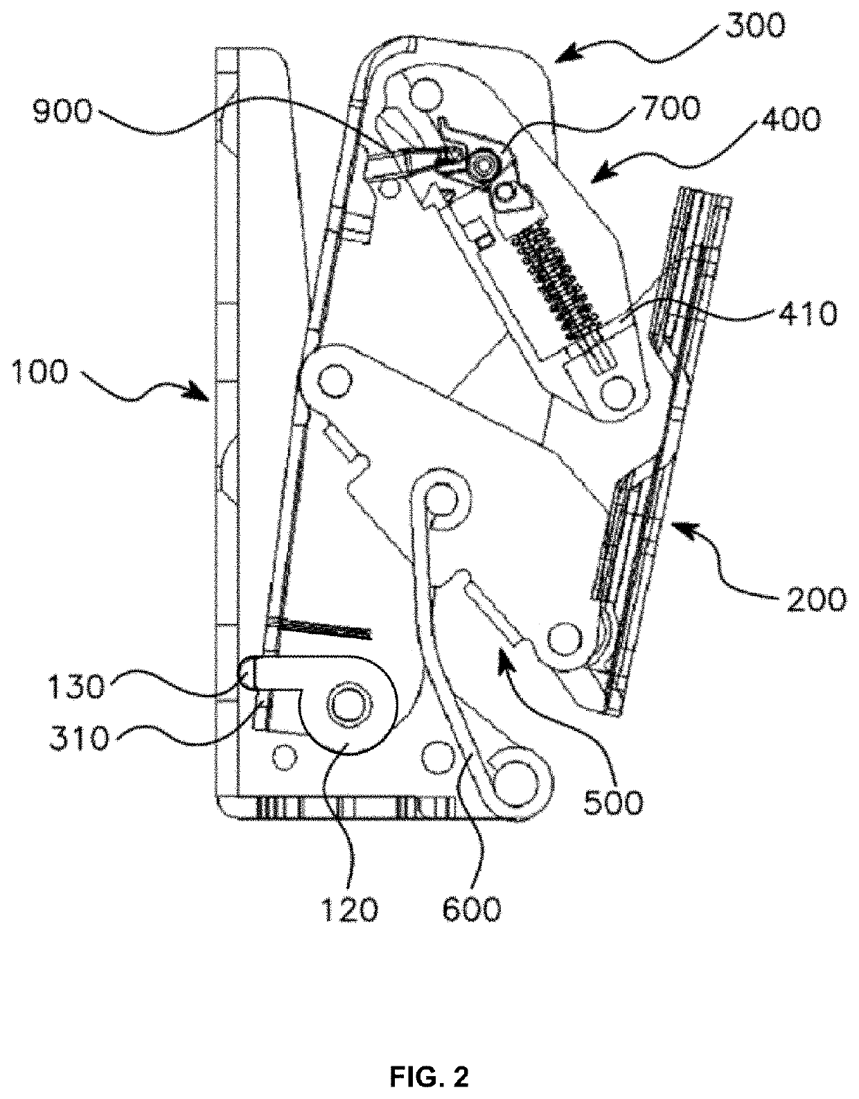 Multi-link door hinge