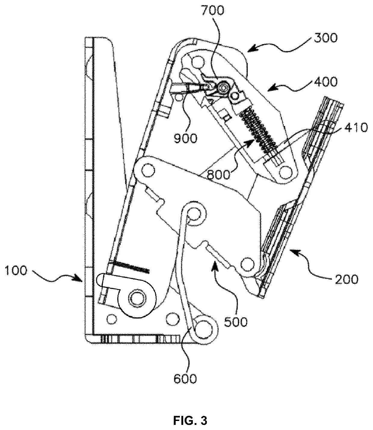 Multi-link door hinge