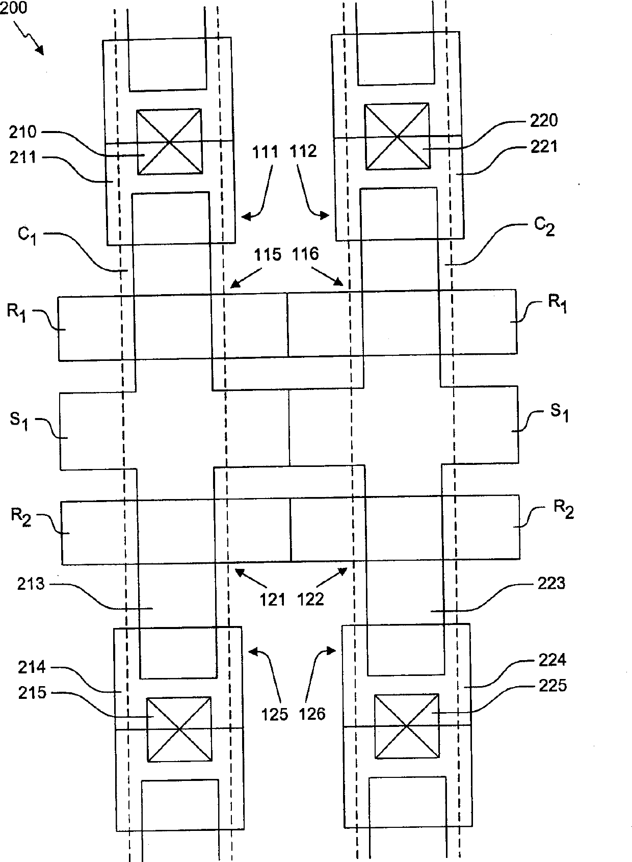 Semiconductor memory unit and array using ultra-thin medium breakdown phenomenon