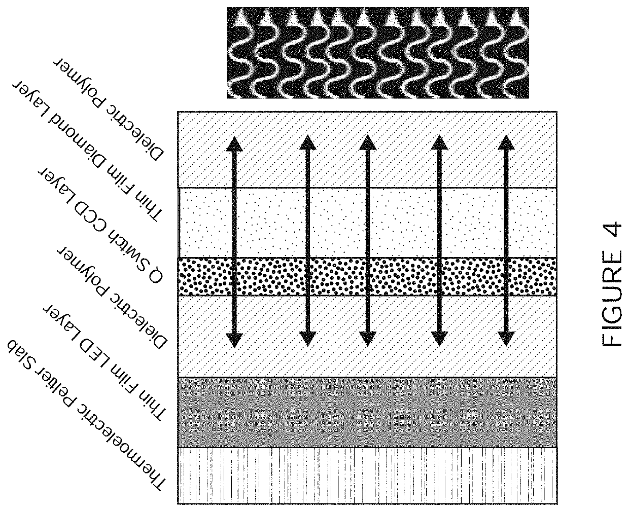 Thin film maser emitter and thin panel phased array of emitters