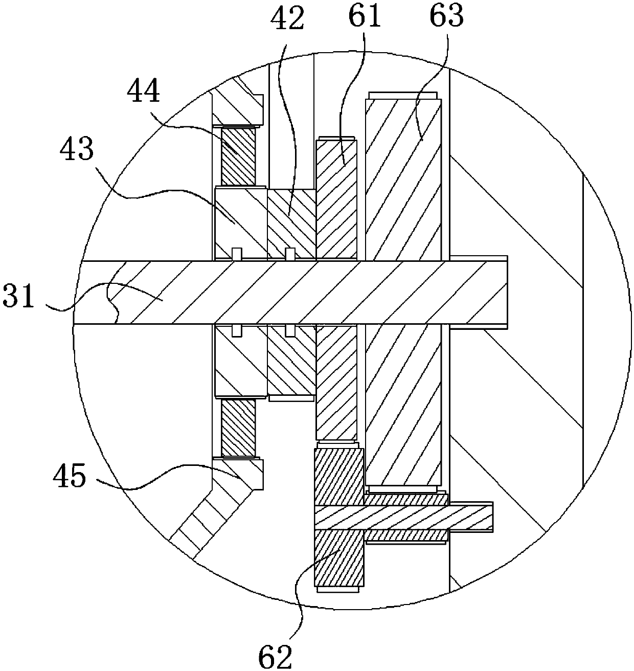 Concrete stirring equipment