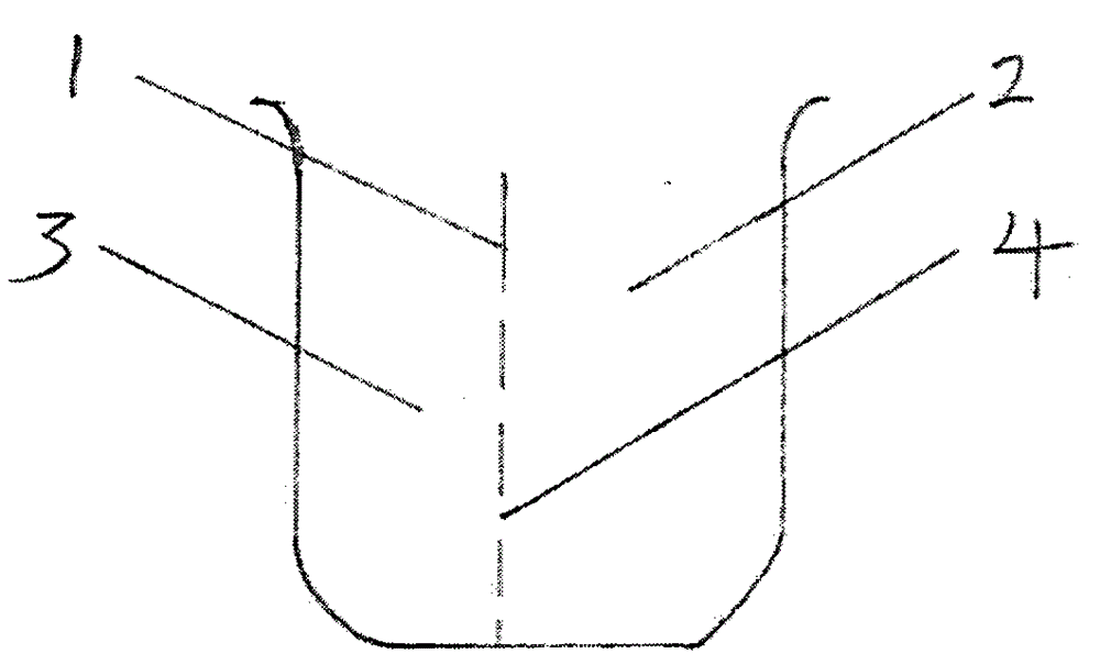 Partitioning flowerpot