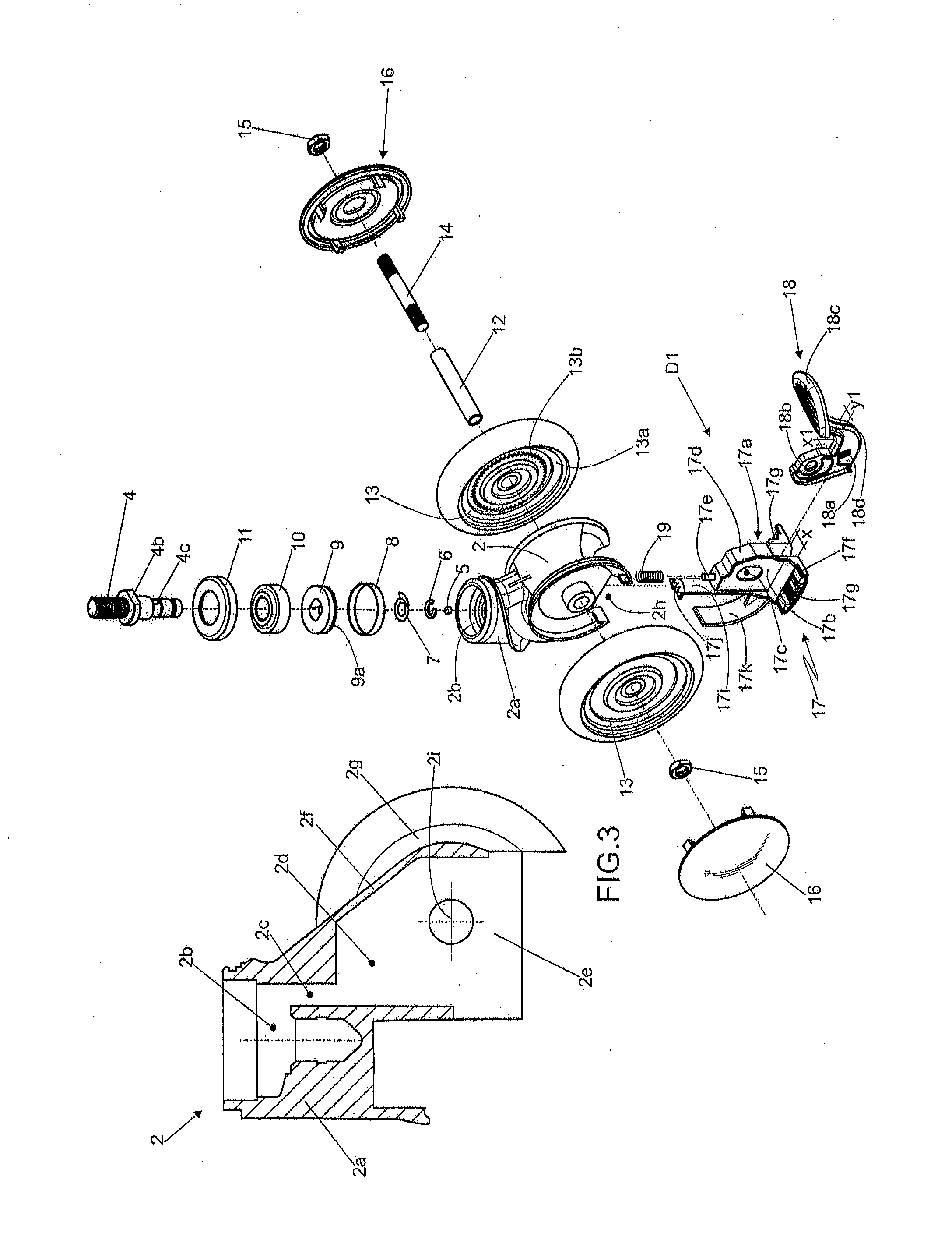 Shielded hospital caster