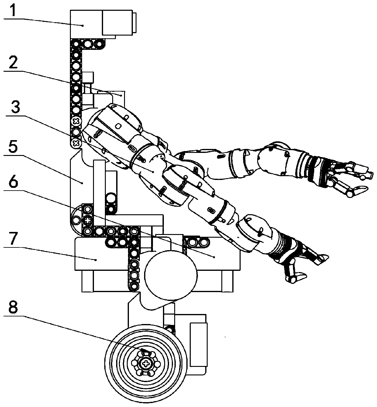 Myocardial infarction first-aid medicine feeding robot and working method thereof