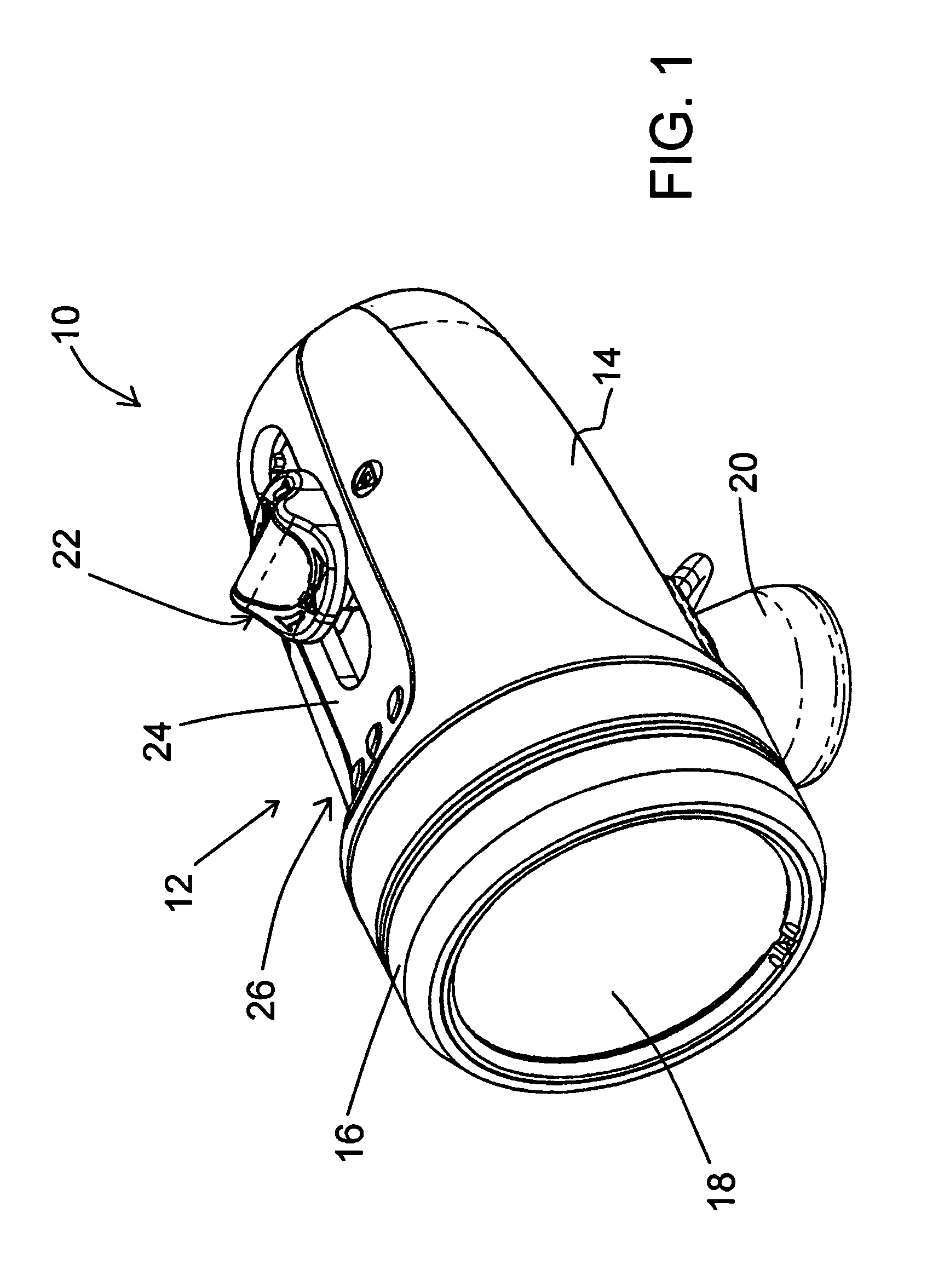 Diver's underwater light for selecting between two types of light