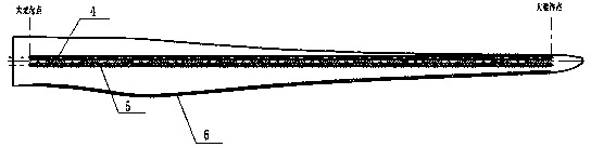 Multi-girder structure large size wind power blade and production method thereof