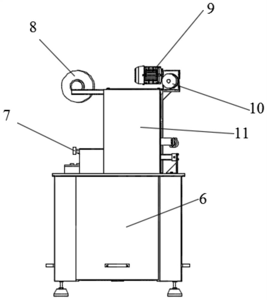 A device for making fabric or wallpaper integrated wall panels