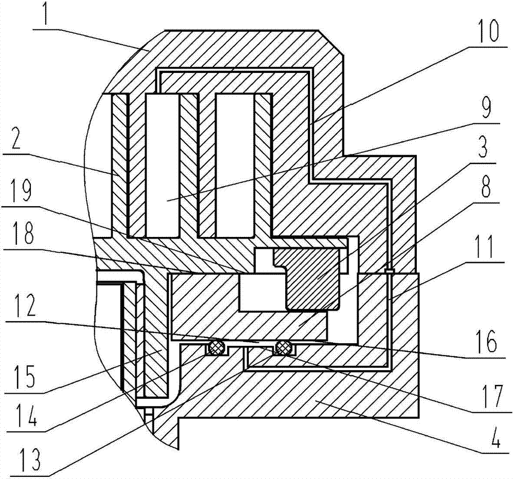 Floating scroll compressor