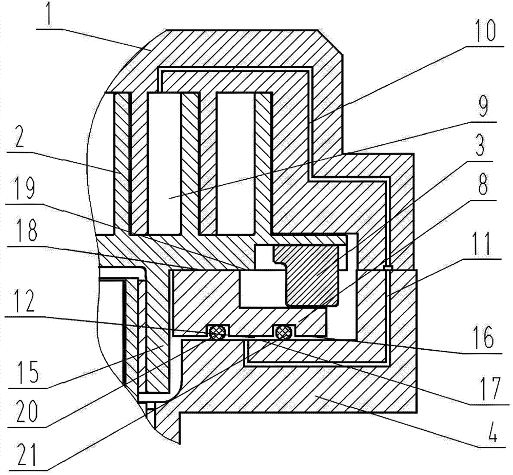 Floating scroll compressor