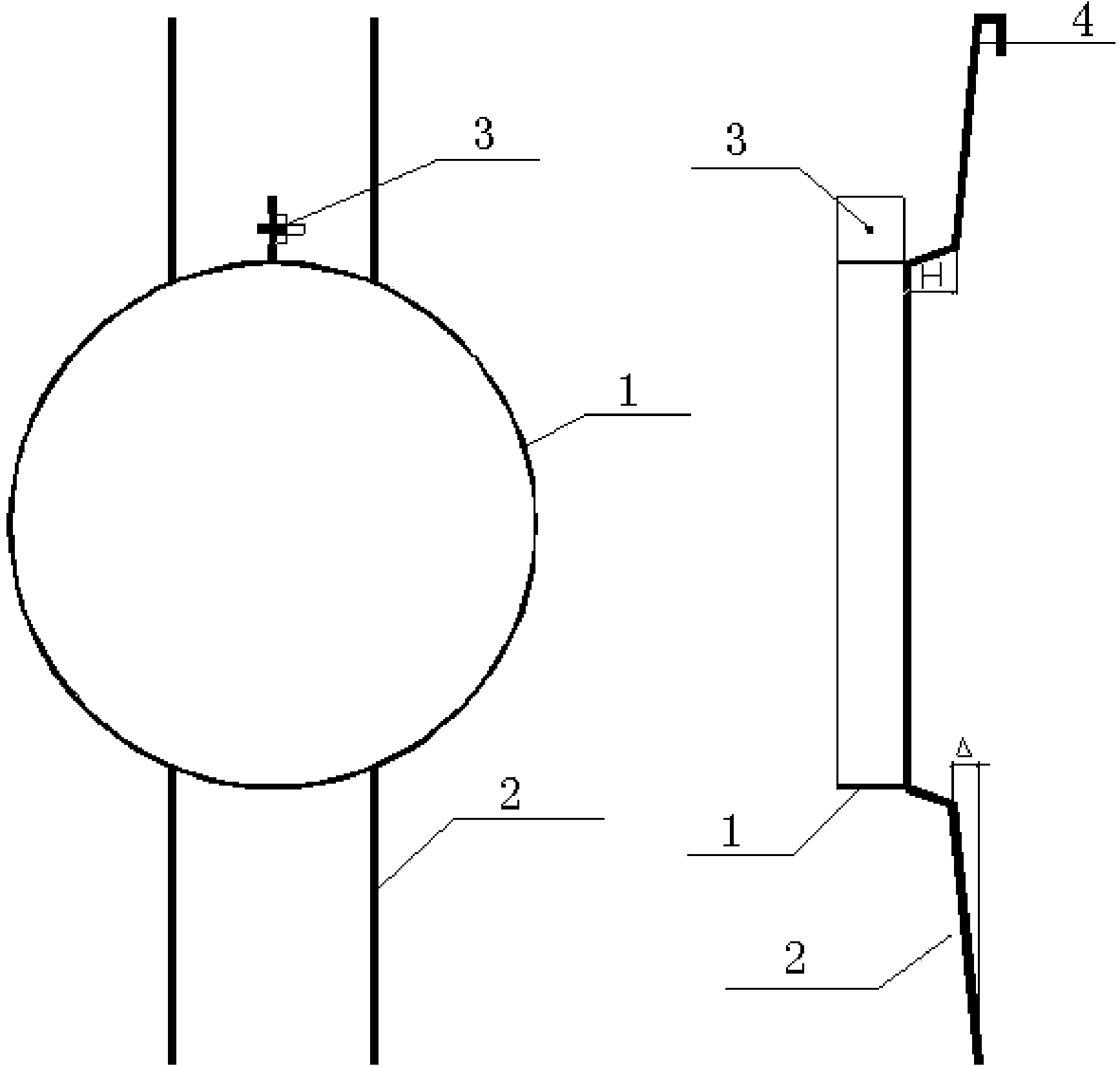 Adjustable position fixing installation device of soil pressure gauge