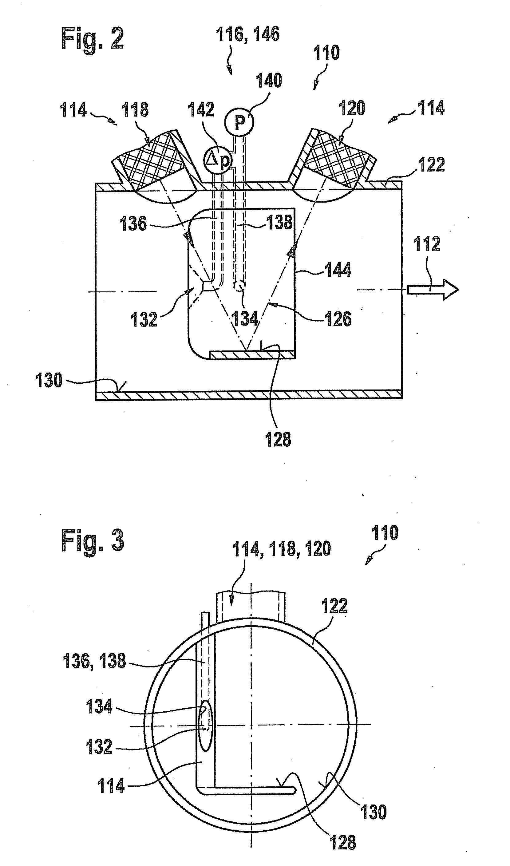 Flowmeter for detecting a property of a fluid medium