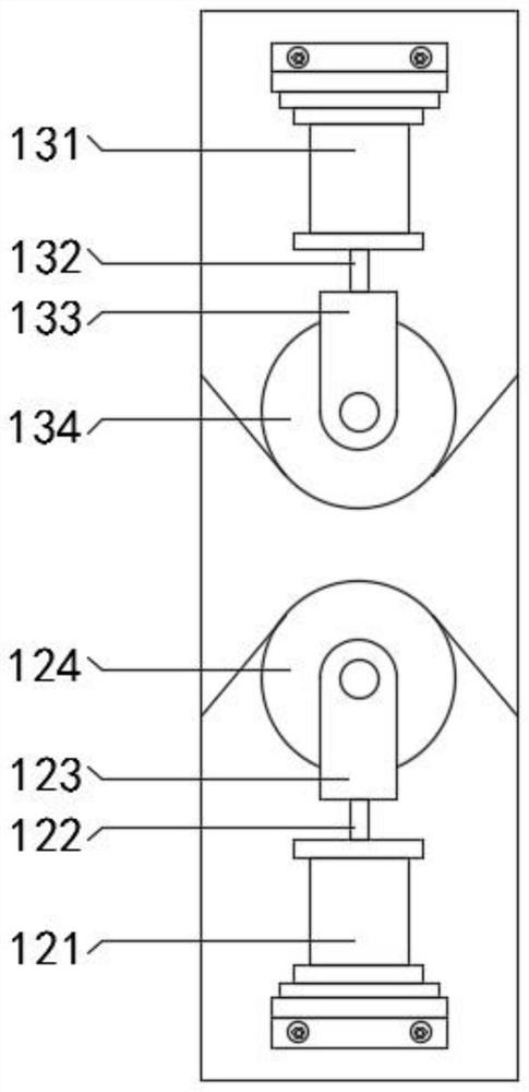 Composite plastic woven bag self-cleaning composite processing system and composite method thereof