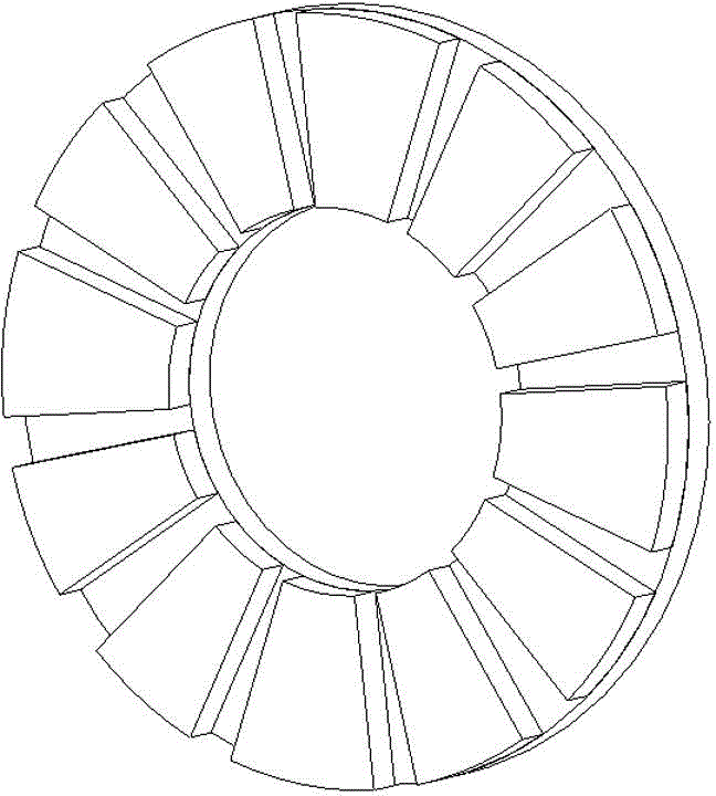 Permanent magnet segmented PWM array sine wave disc type motor