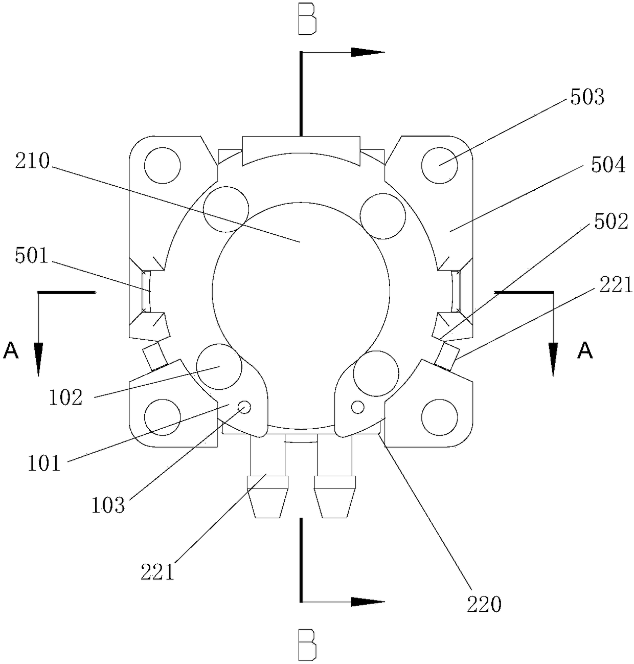 Foot for household apparatus and household apparatus