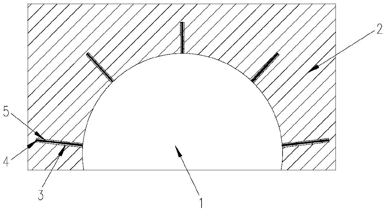 UHPC lining structure used for tunnel and construction method of UHPC lining structure