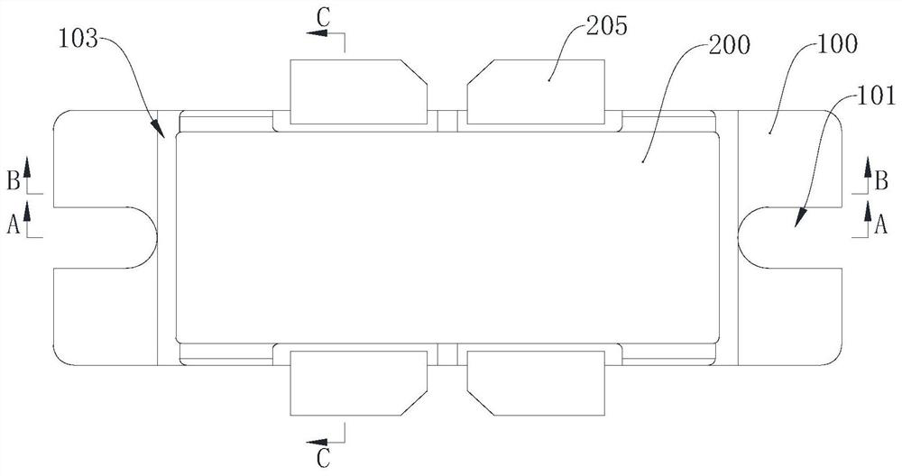 Metal ceramic tube shell package for low-frequency high-power device