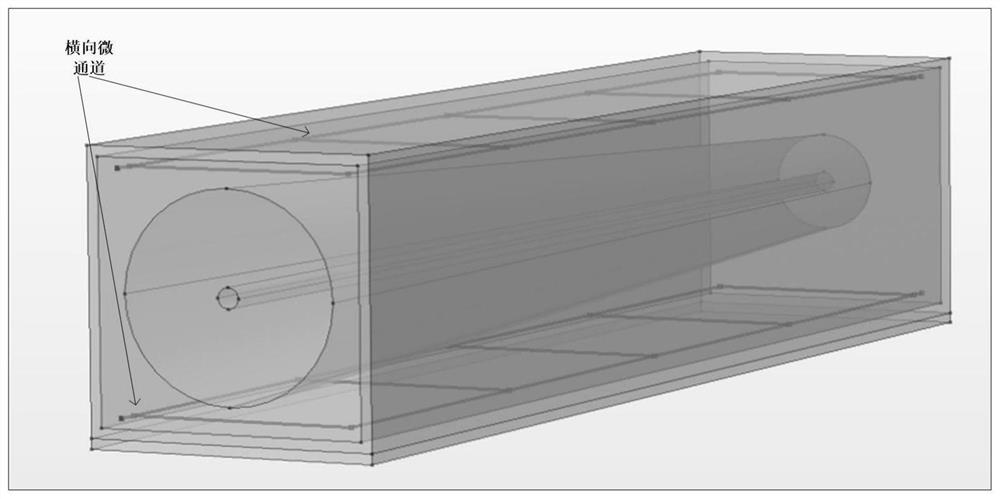 Cladding power stripper adopting graphite and white graphite materials and micro-channel water cooling