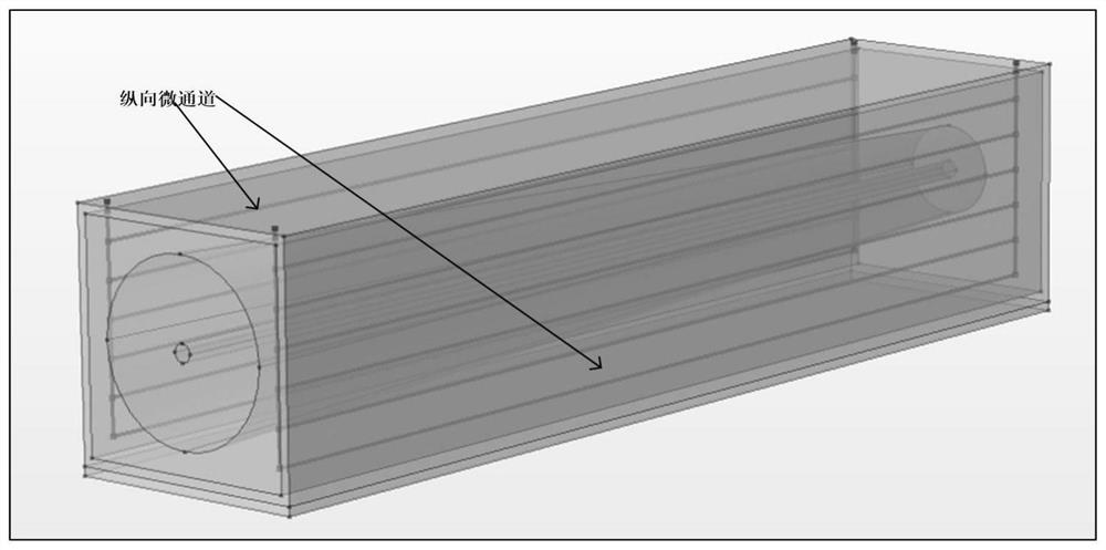 Cladding power stripper adopting graphite and white graphite materials and micro-channel water cooling