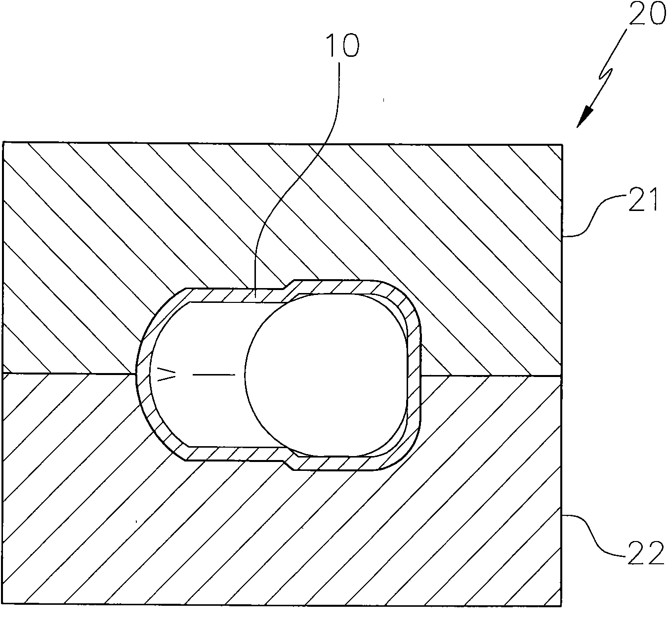 Method for molding and manufacturing metal pipe