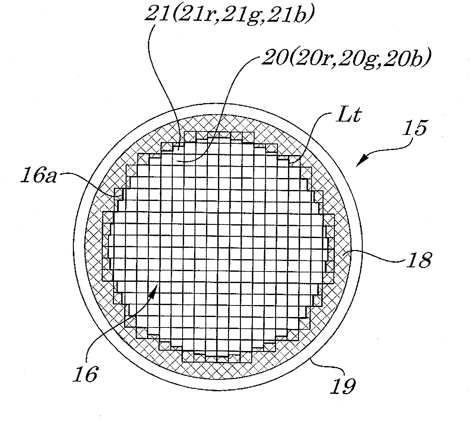 Color image display device, color filter substrate, color pixel array substrate, and electronic device