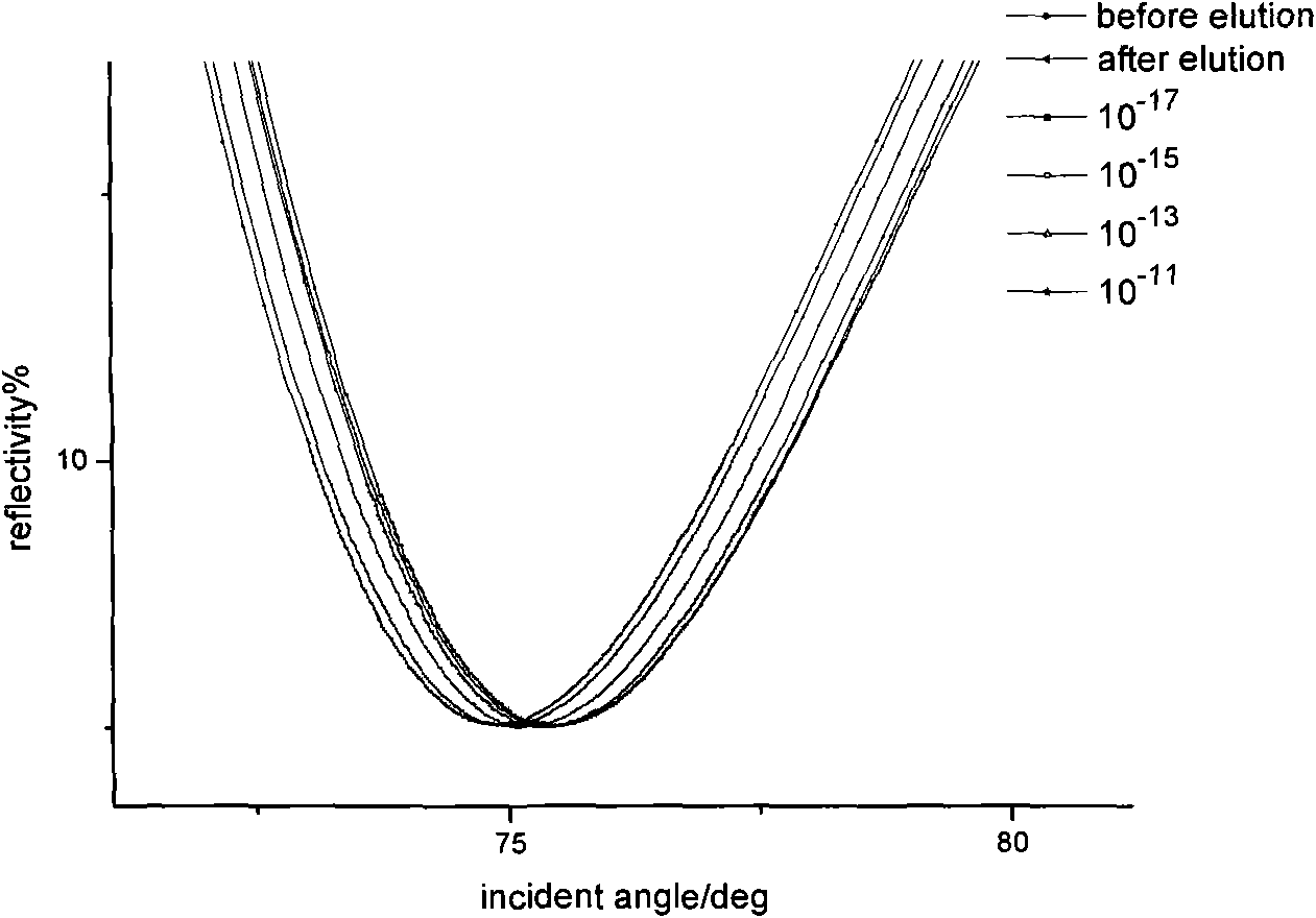 Method for detecting clenbuterol through combination of MIT technology and SPR technology