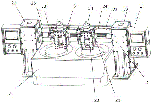 Device and method for automatic grinding and polishing of illumination optical fibers and cables