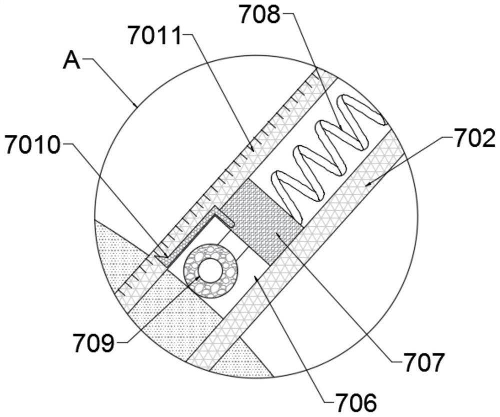 Anti-pollution efficient peeling and trimming device for trunk processing