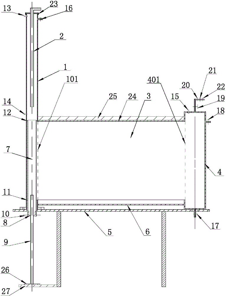 Simulation experiment device for complex working conditions in fractured formations