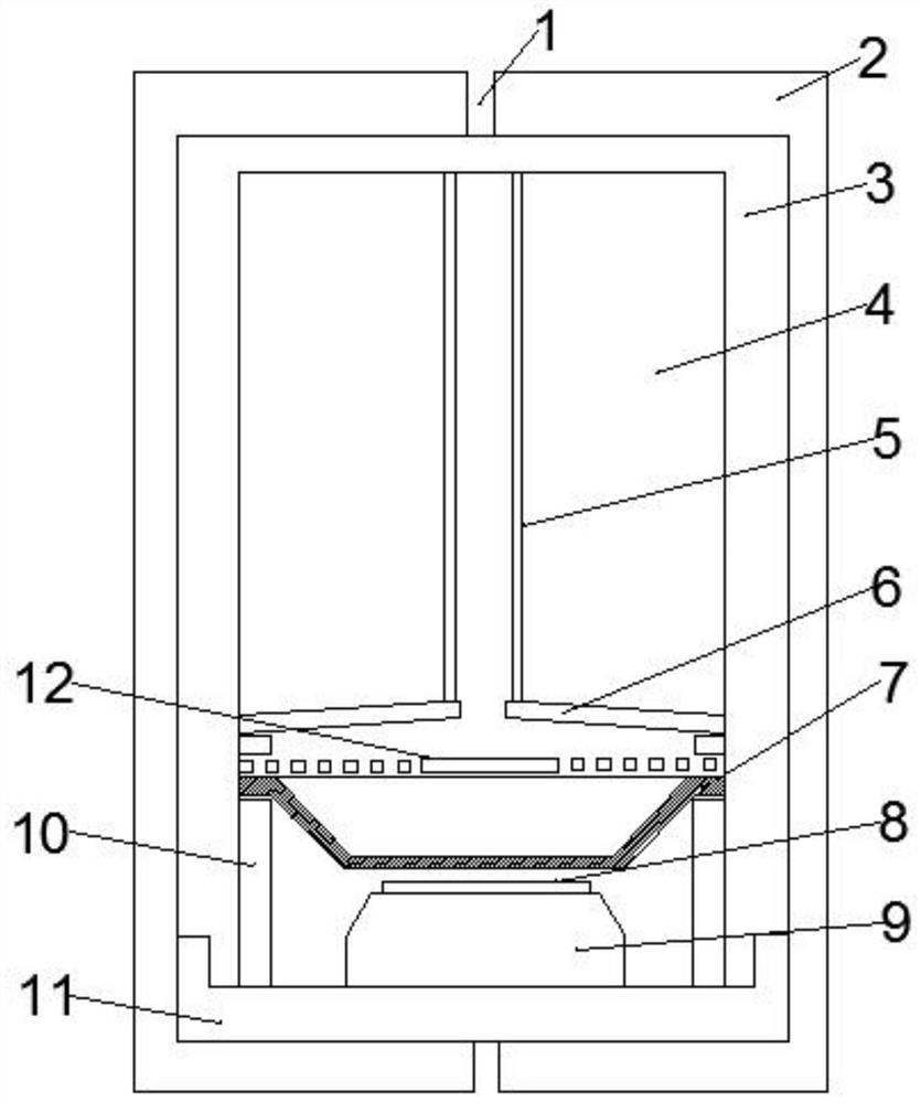 PVT method high-quality single crystal growth thermal field device and method