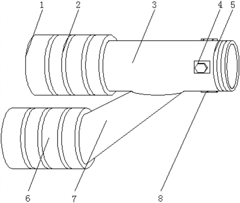 Corrosion-resistant automobile tail pipe