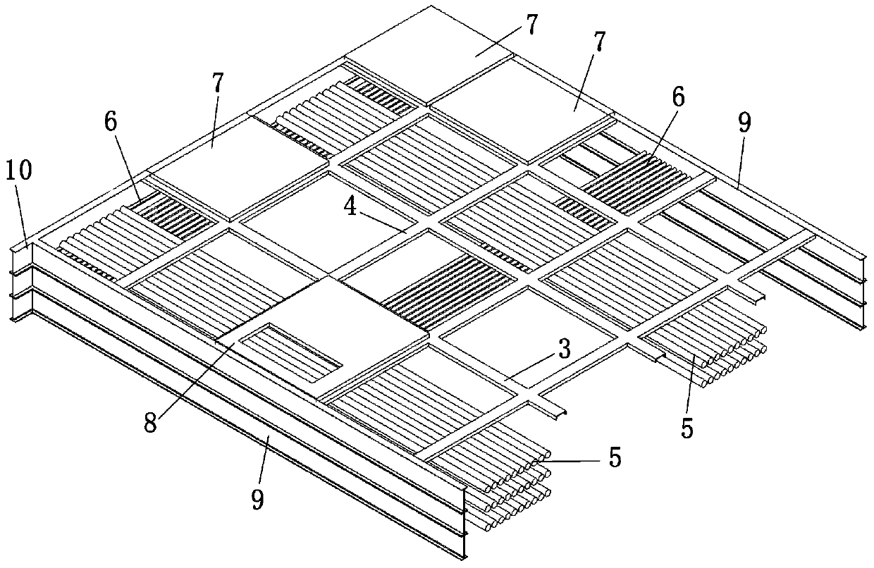 Novel plant cable interlayer structure and implementation method thereof