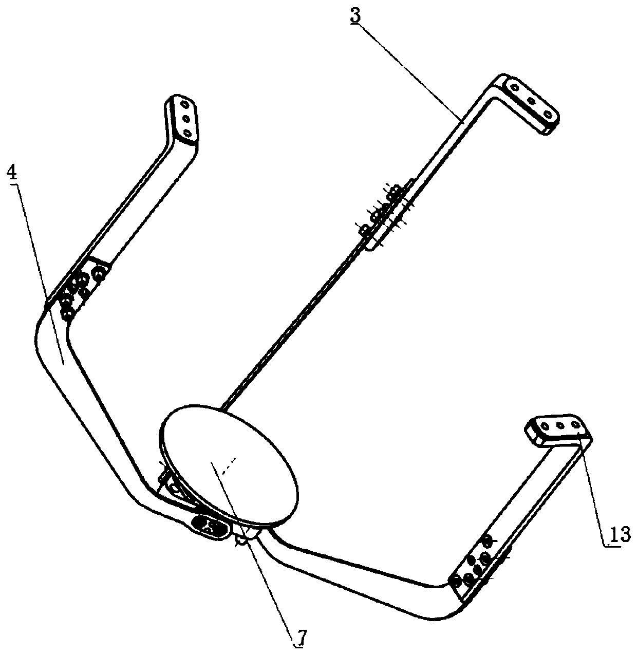 Self-adaptive lens applied to coaxial reflective optical system